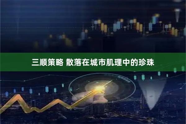 三顺策略 散落在城市肌理中的珍珠